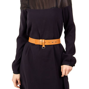 Academia Belt Women Sandy Brown